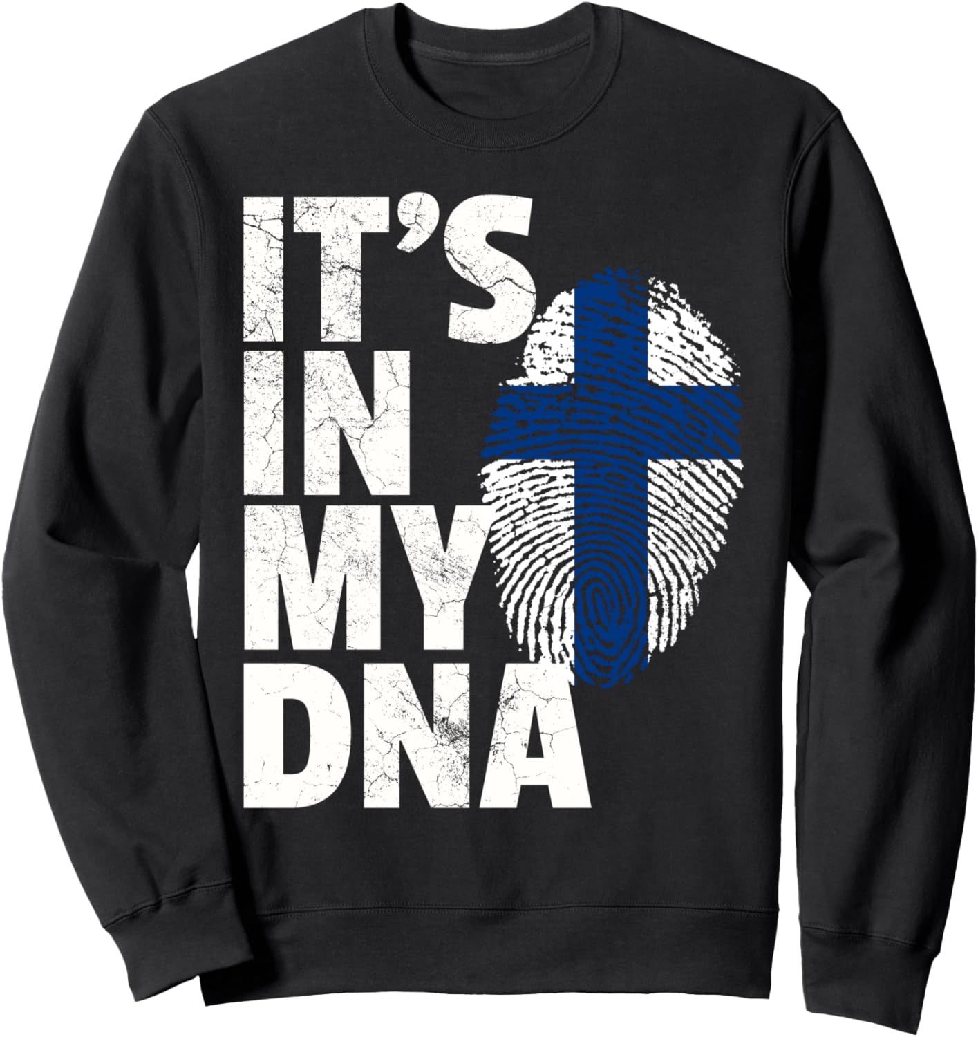 

Это у меня в ДНК! Флаг Финляндии, гордость за свою страну, корни страны, подарок, толстовка, черная Flag Souvenir Clothing Men Women Kids Country