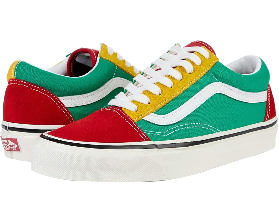 

Кроссовки Unisex Vans Old Skool 36 DX, цвет OG Red/OG Emerald/OG Yellow