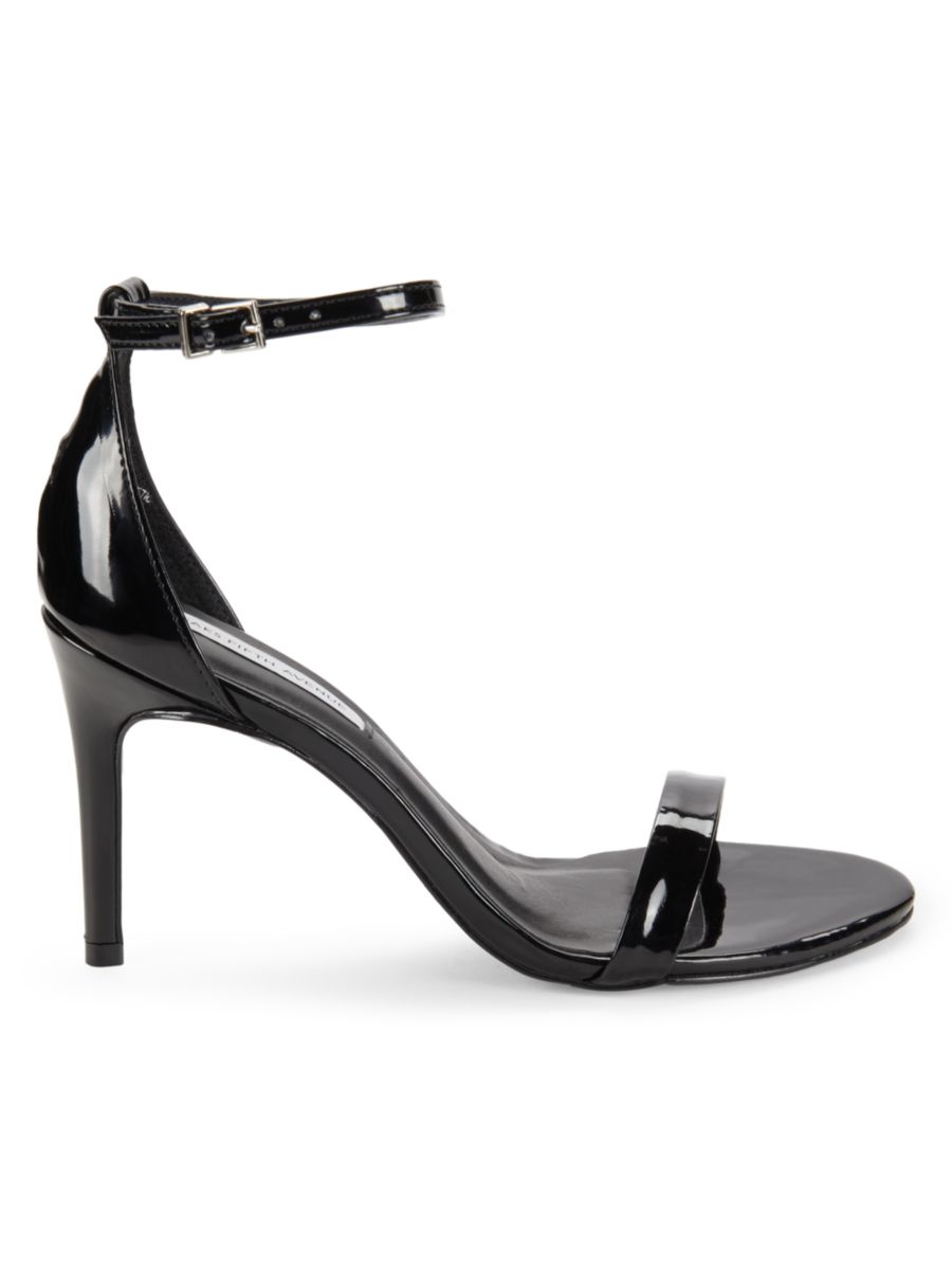 Кожаные босоножки Sammi на шпильке Saks Fifth Avenue, цвет Black Patent