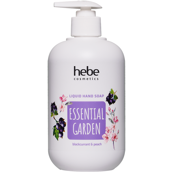 

Жидкое мыло для рук, 500 мл Hebe Cosmetics Essential garden blackcurrant&peach