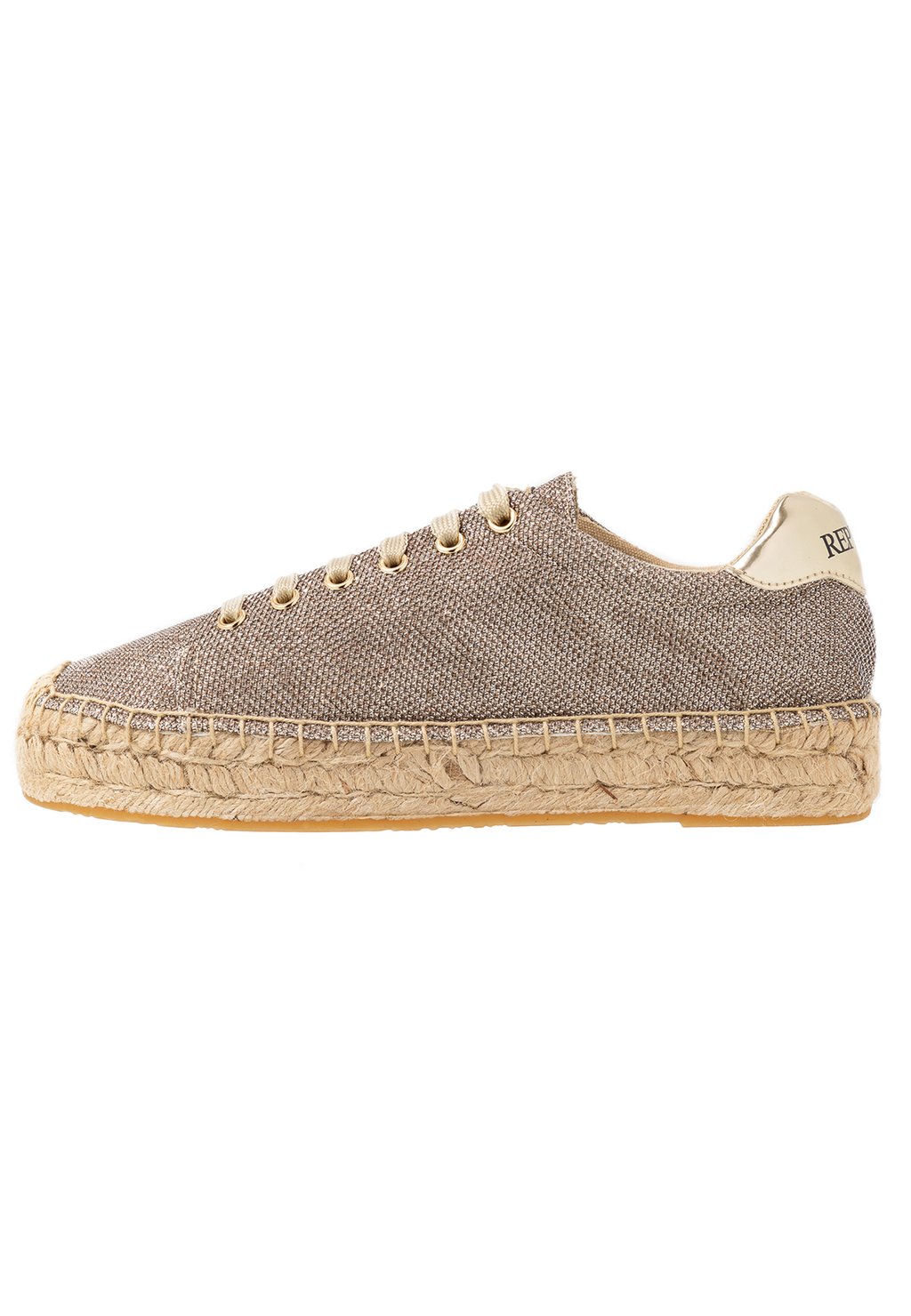 Повседневные туфли на шнуровке WINN - Espadrilles Replay, золотой — фото 2