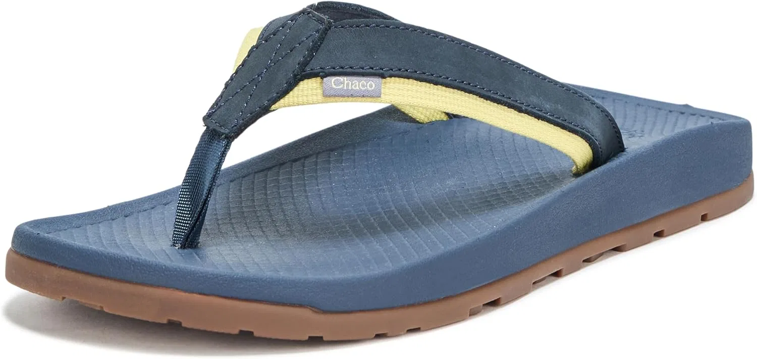 Мужские кожаные шлепанцы Chaco Lowdown, Navy