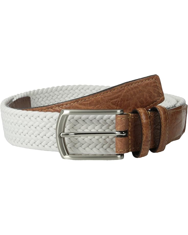 

Ремень Torino Leather Co. 32MM Italian Woven Multi Cotton Elastic, белый