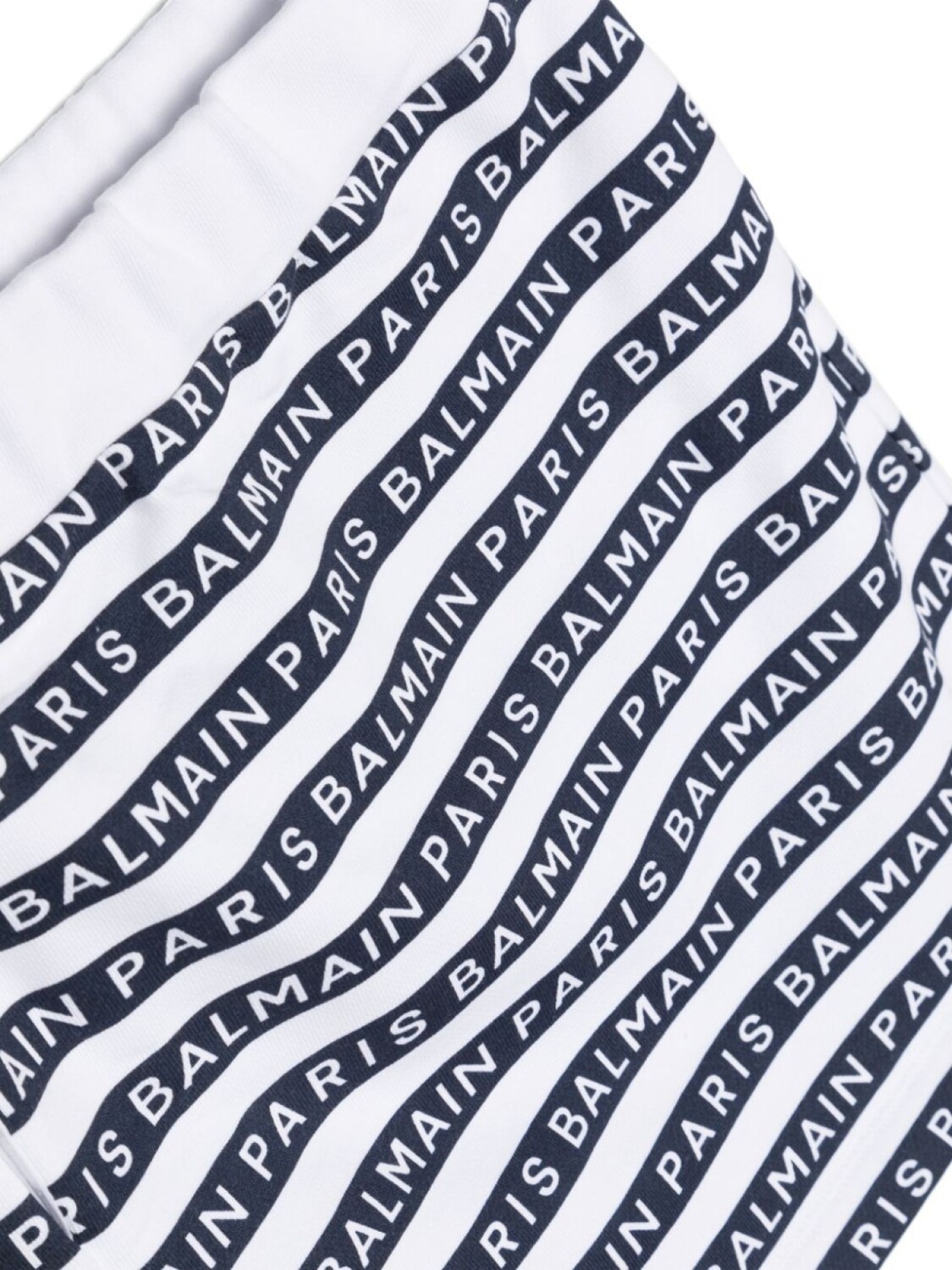 Balmain Kids комплект из боди, шапки и варежек с логотипом, белый — фото 3