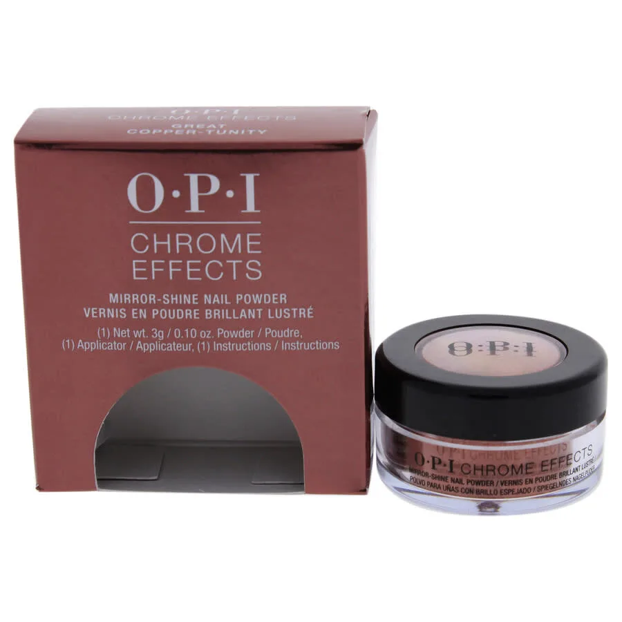 Пудра для ногтей Chrome Effects Mirror Shine - Great Copper-Tunity от OPI для женщин - 0,1 унции пудры для ногтей