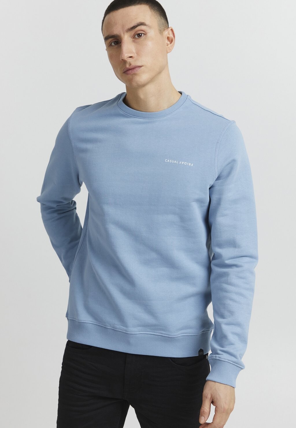 

Толстовка SEVERIN CREW NECK Casual Friday, цвет faded denim