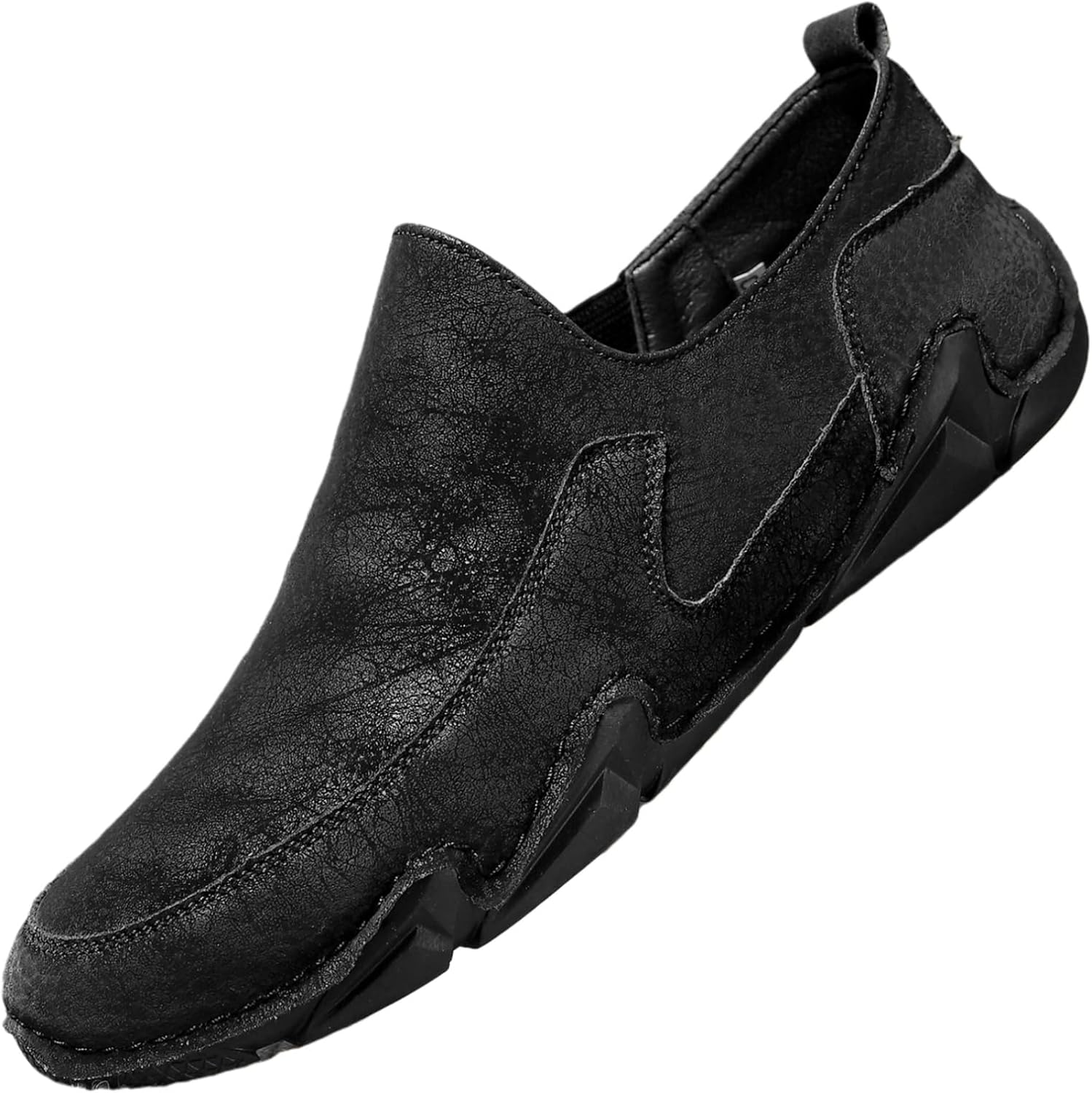 

Мужские кеды больших размеров низкие- мягкий верх, простой и элегантный дизайн, противоскользящие, подходят для повседневной носки, прогулок и поездок на работу Fmshi, черный