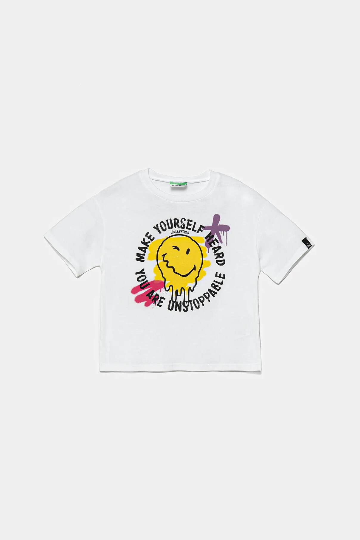 

Футболка из хлопка для детей United Colors Of Benetton, белый