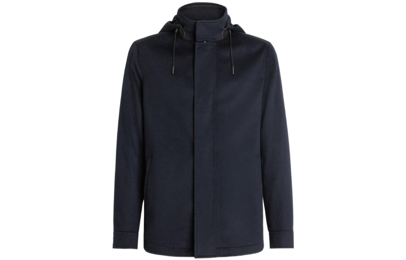 

Zegna Oasi Elements Cima Куртка на шнурке Ermenegildo Zegna, Морской синий