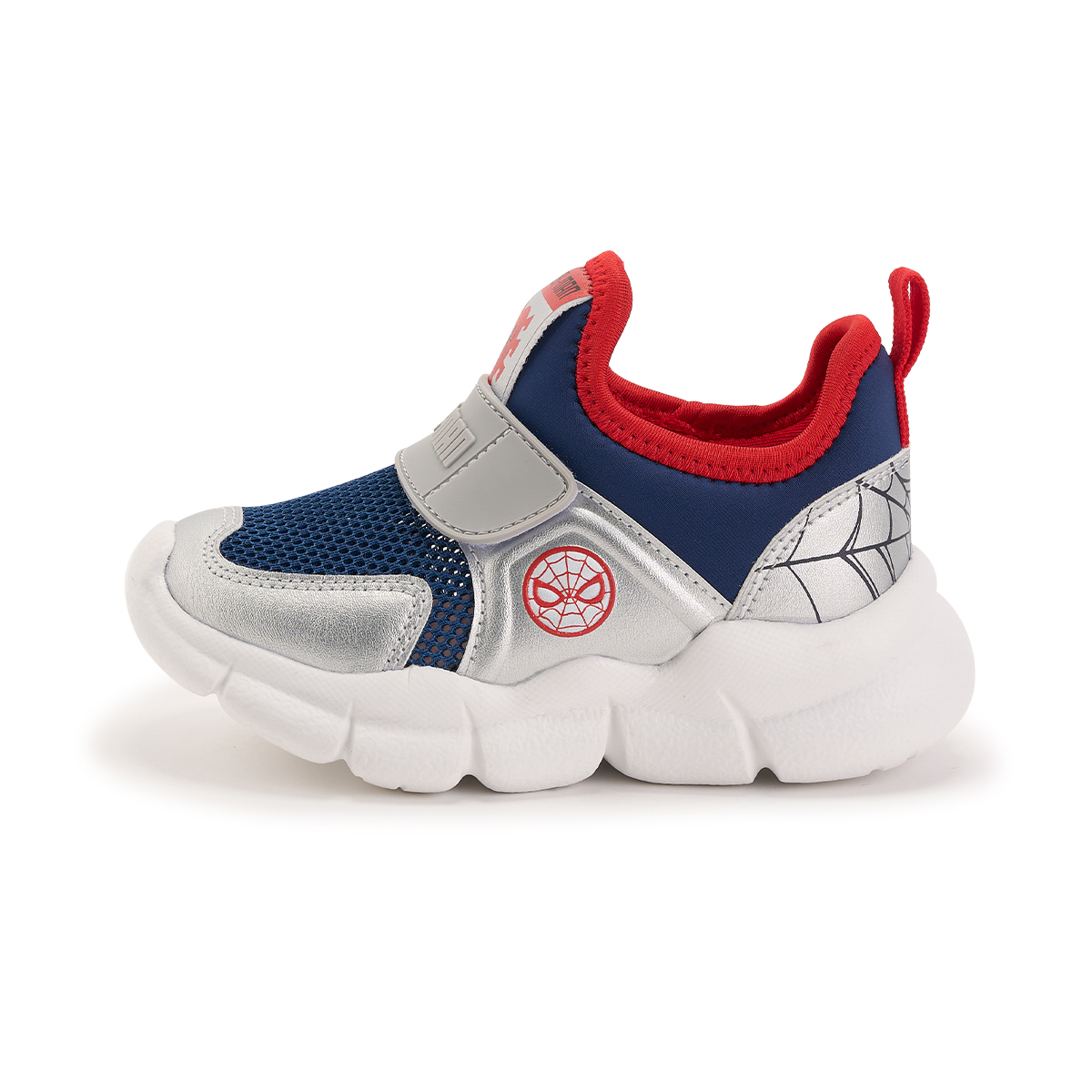 

Детская повседневная обувь с Человеком-пауком Disney, синий/красный