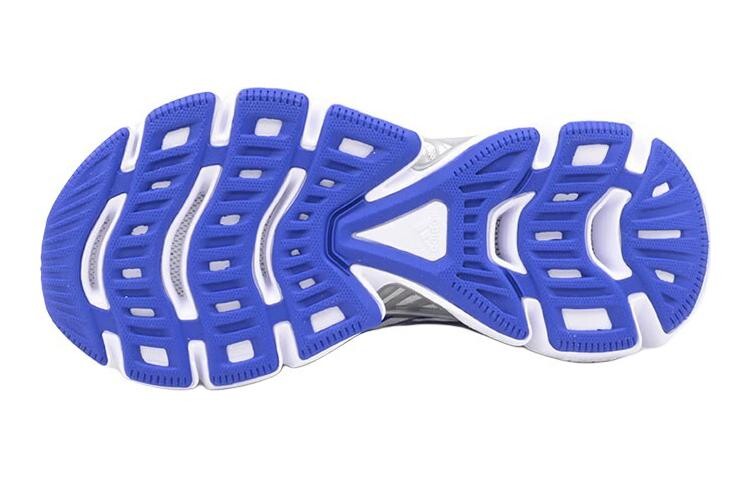 Кроссовки Climacool Kids Детские низкие белые/полуфлуоресцентные синие Adidas, белый/синий — фото 4