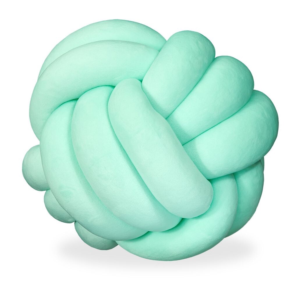 

Подушка с узлом Relaxdays, бирюзовый