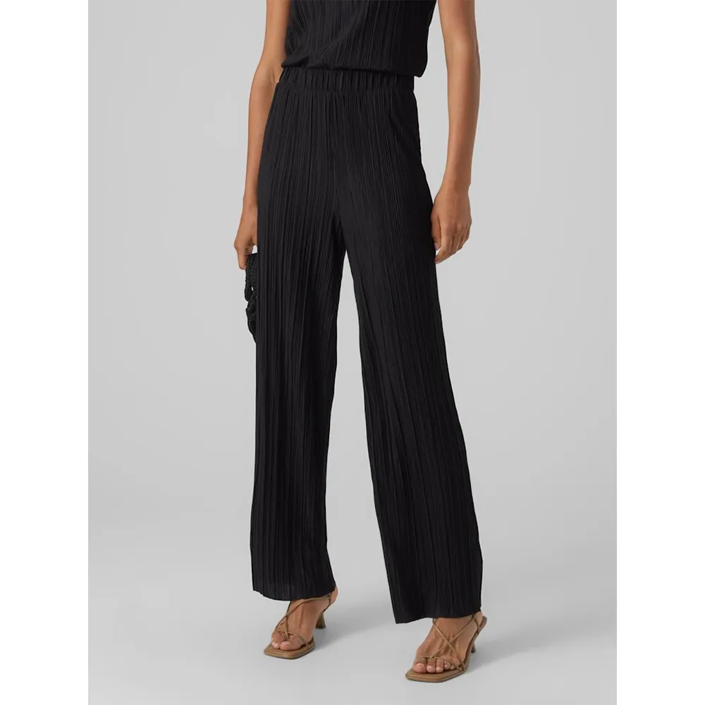 

Брюки с высокой талией Vero Moda Cira Wide, черный