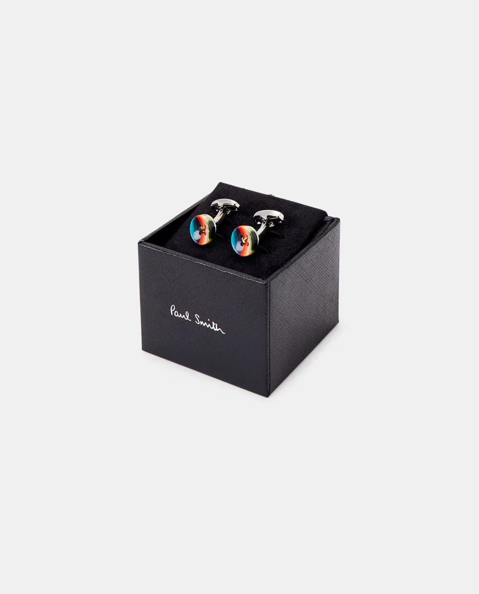 

Мужские запонки с пуговицей в ряд Paul Smith, мультиколор