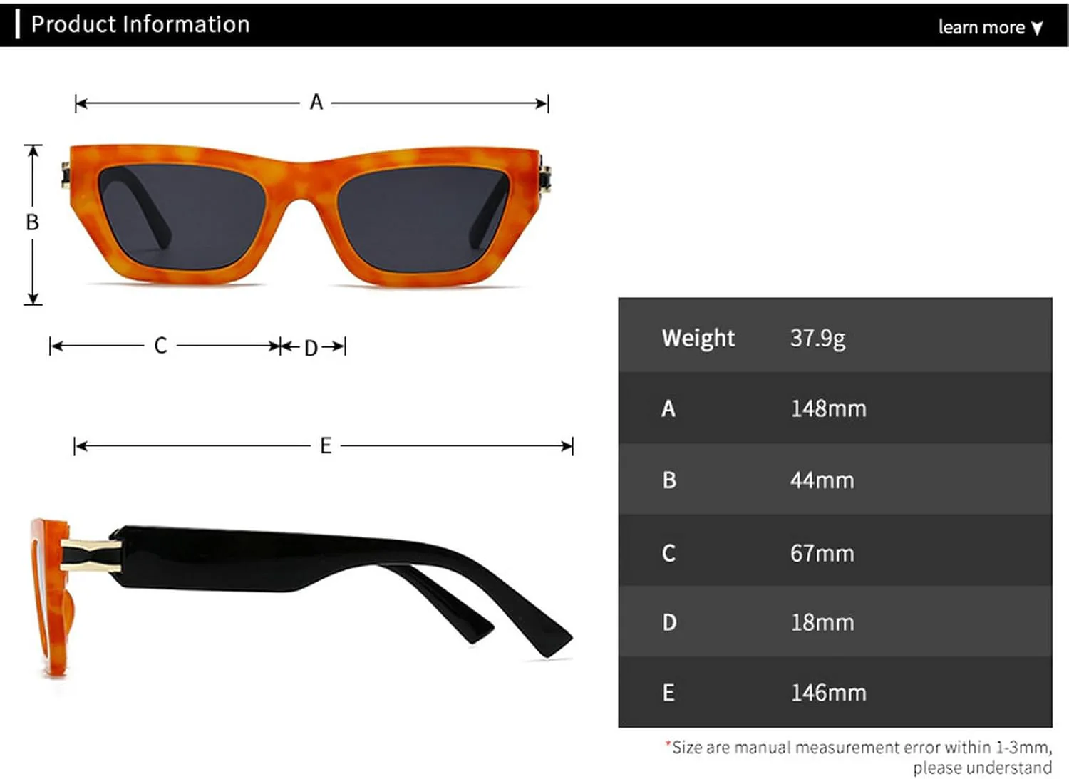 

Ретро-солнцезащитные очки «кошачий глаз» для женщин, модные квадратные солнцезащитные очки для вождения, очки с защитой от УФ-излучения UV400 mincl, White