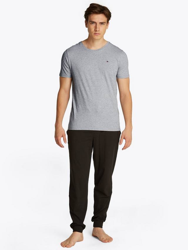 Хлопковая футболка с коротким рукавом Tommy Hilfiger, Pack of 3, White/Black/Grey Heather — фото 3