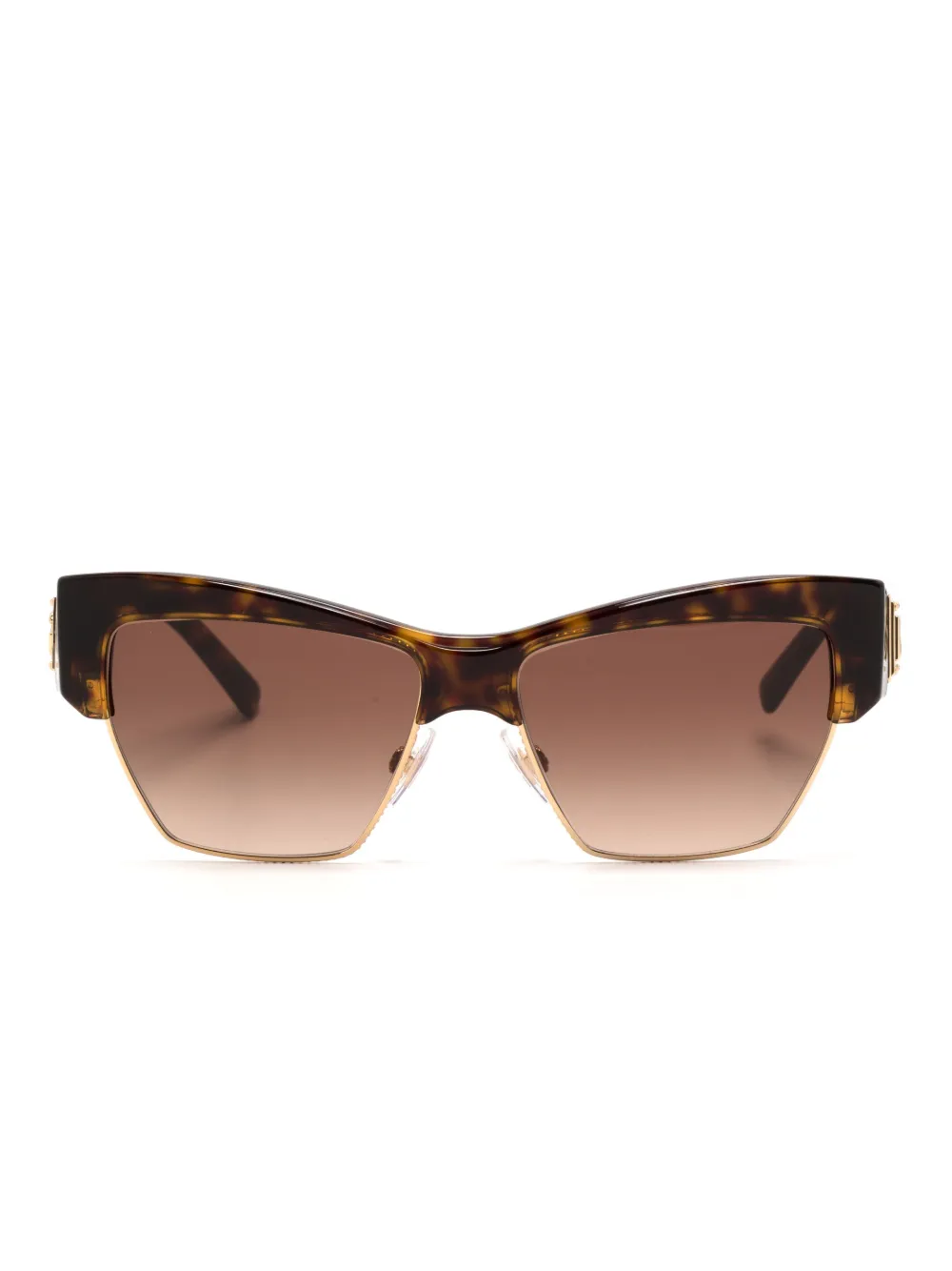 

Солнцезащитные очки в оправе 'кошачий глаз' с логотипом Dolce & Gabbana Eyewear, коричневый