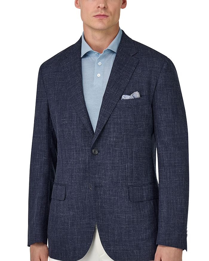 

Классический блейзер Regular Fit Boggi Milano, синий
