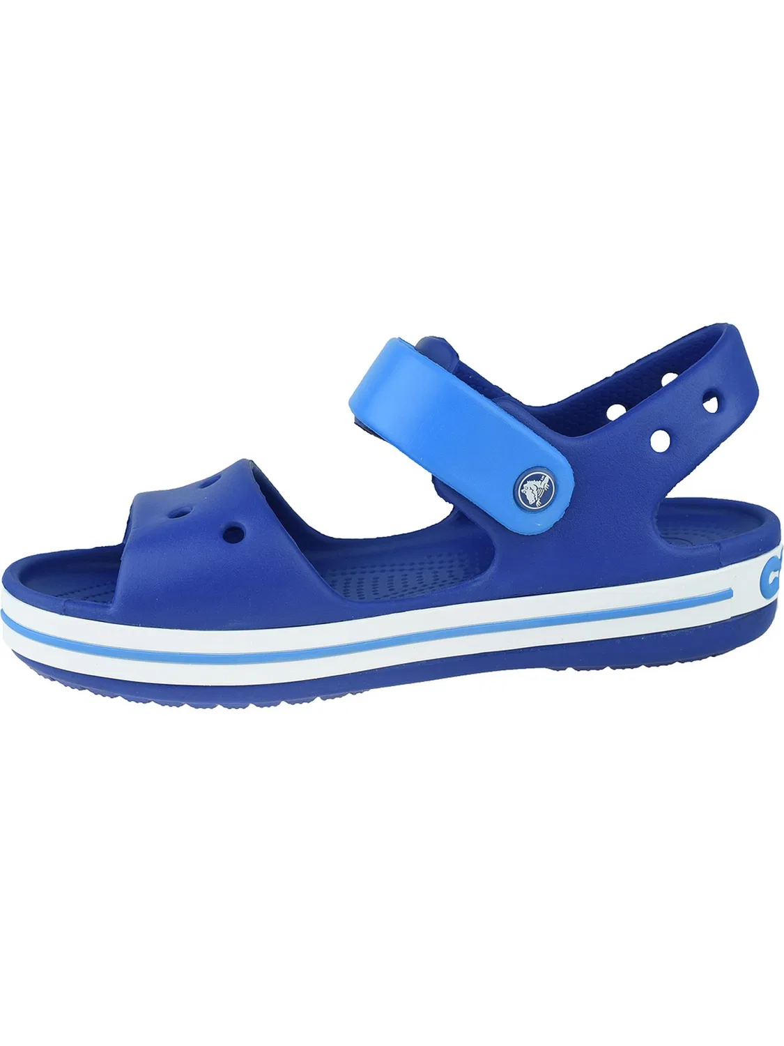Детские сандалии Crocs Crocband Sandal Kids синего цвета — фото 2