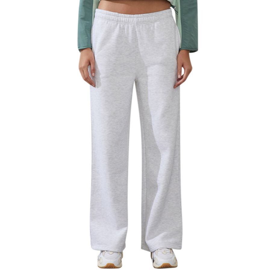 

Женские спортивные брюки прямого кроя из мягкой плюшевой ткани COTTON ON, Cloudy grey marle