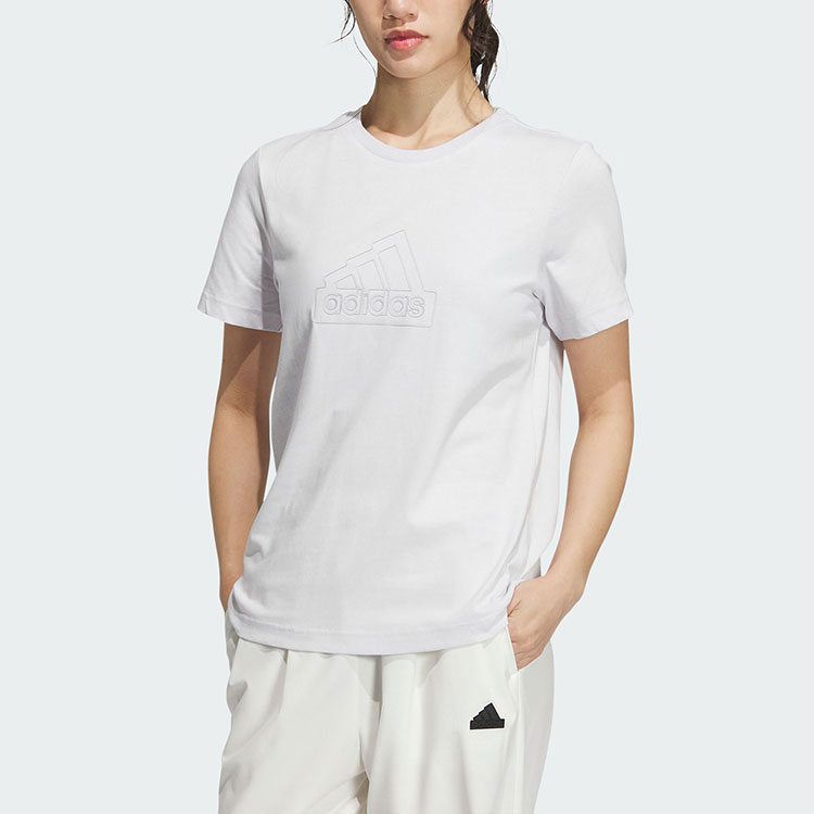 Футболка Adidas Symbol женская серая — фото 4