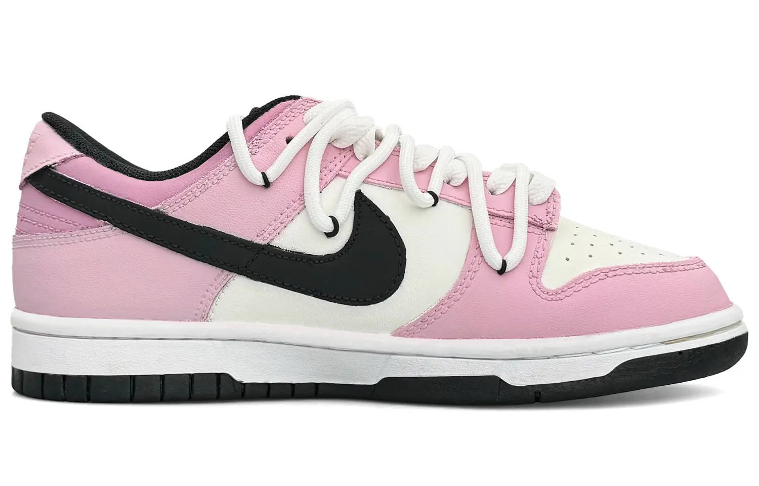 

Кроссовки Nike Dunk Skateboarding Shoes Women's Low-top Beige, розовый