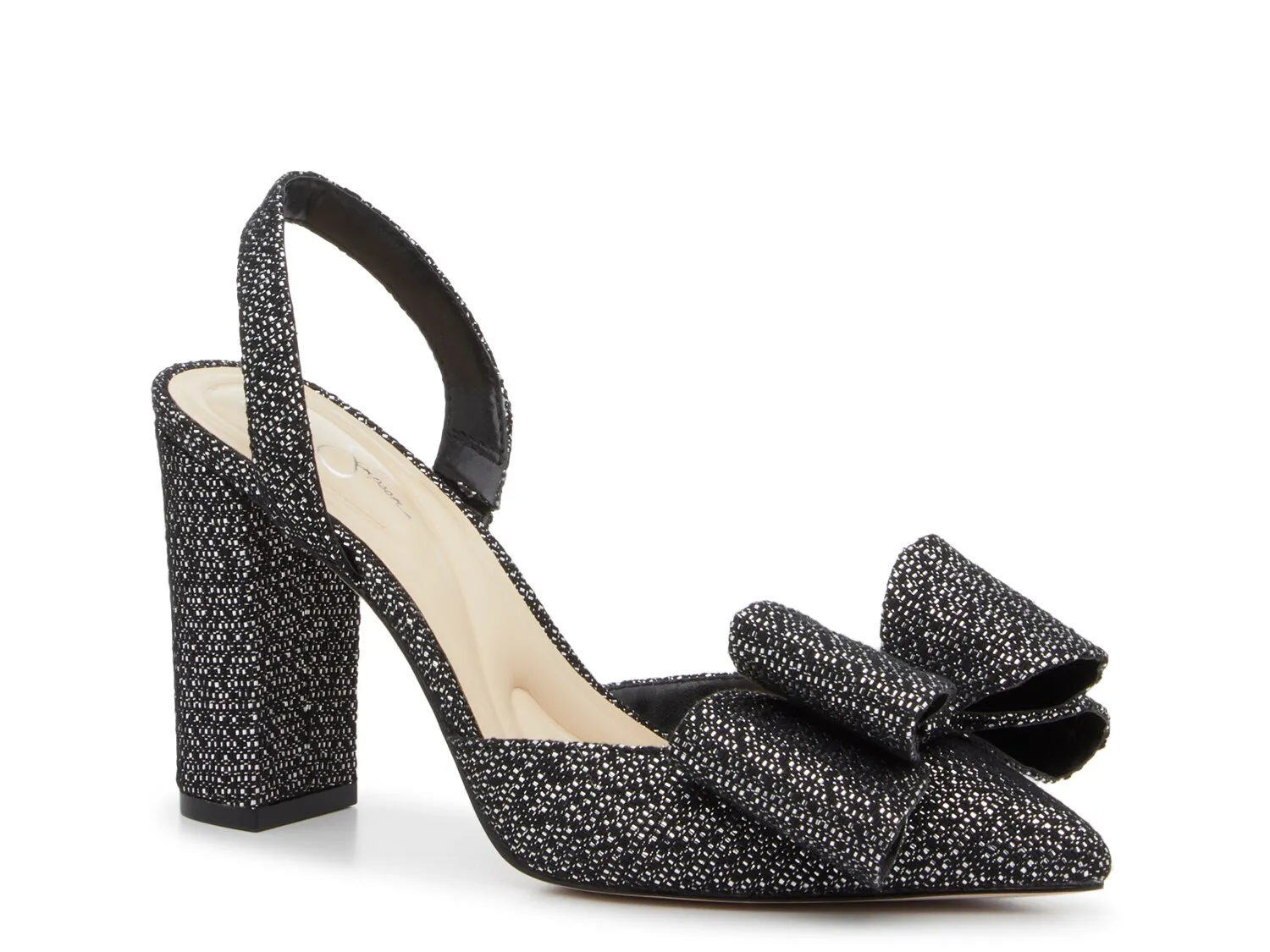 

Туфли Nekira 3 Pump Jessica Simpson, черный/серебряный/металлик