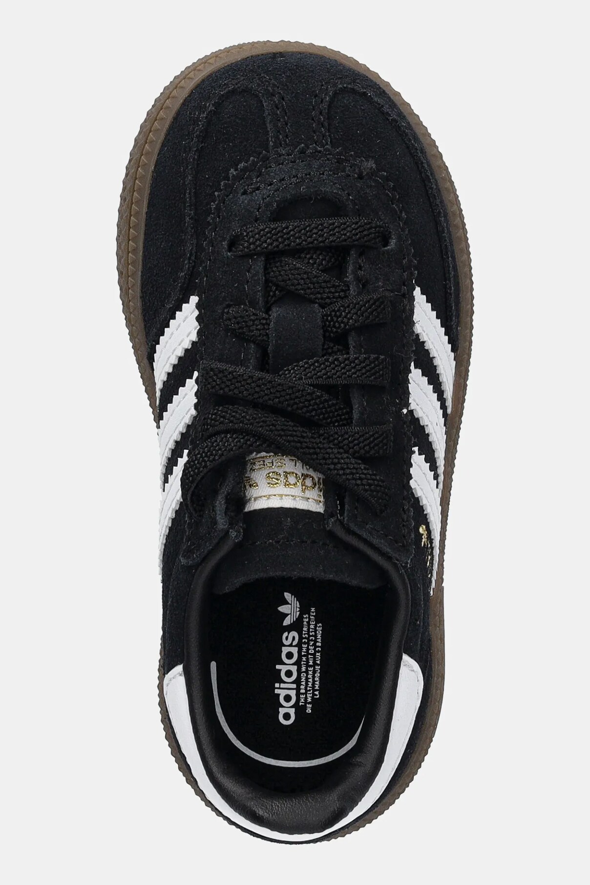 Кроссовки замшевые детские гандбол SPEZIAL Adidas Originals, черный — фото 4