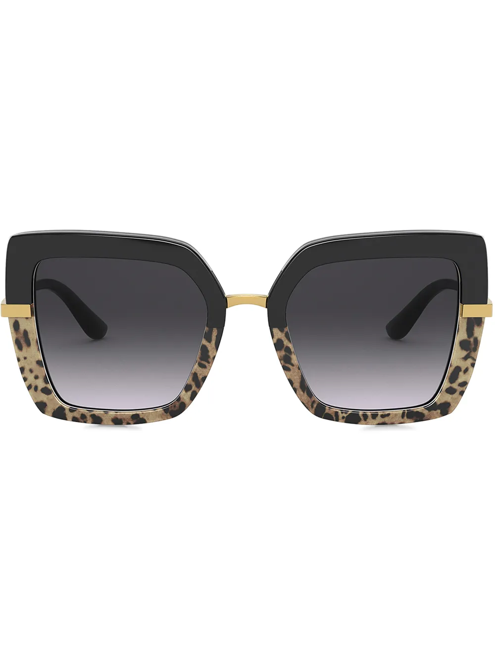 

Солнцезащитные очки в квадратной оправе с принтом Dolce & Gabbana Eyewear, черный