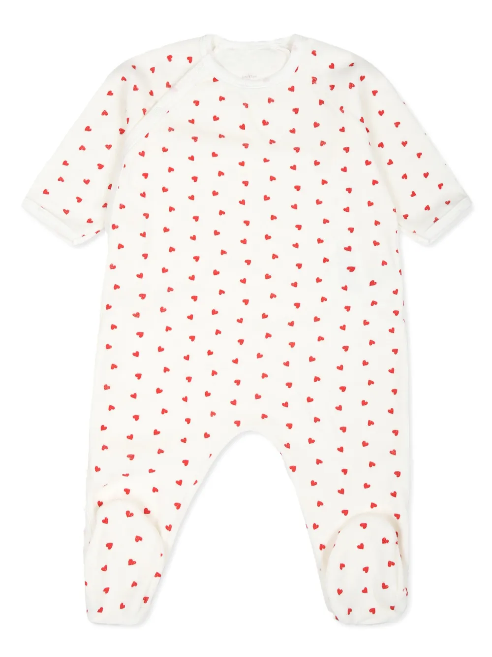 

Ромпер с узором Petit Bateau, белый