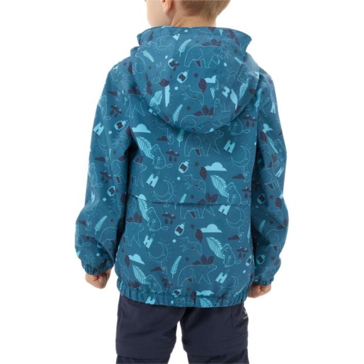 Куртка MH500 Темно-прусская синяя/синяя для детей 3-7 лет DECATHLON — фото 3