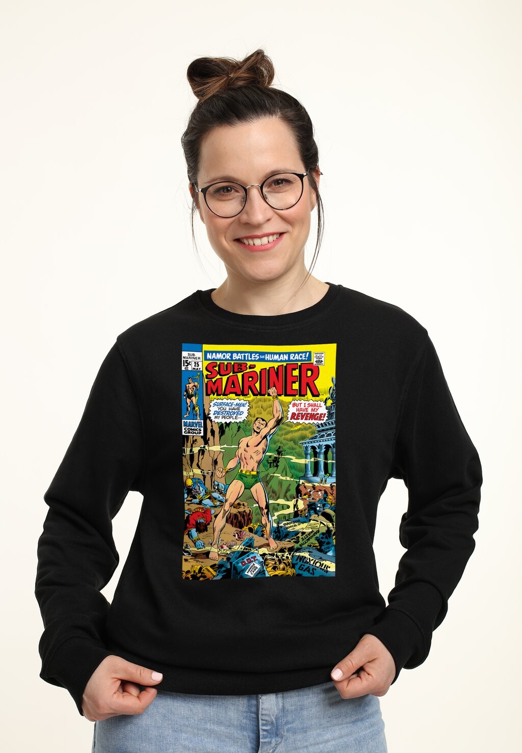 

Толстовка MARVEL SUB MARINER COVER Marvel, черный