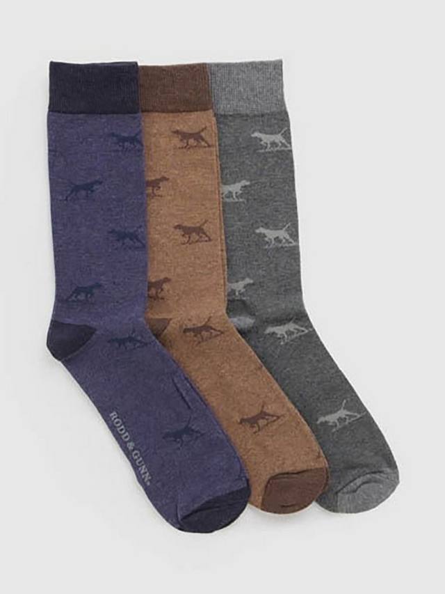 

Носки Dogs A Plenty из хлопкового микса Rodd & Gunn, Pack of 3