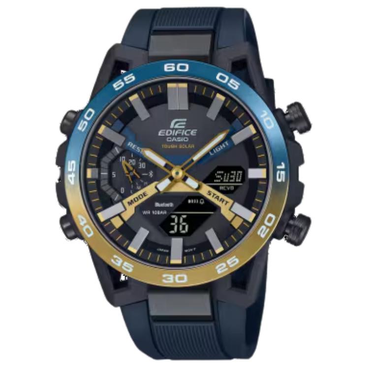 

CASIO Часы Night Driving Collection Solar Quartz Movement Resin Strap Watch Men's Watch Black Dial, Black Dial