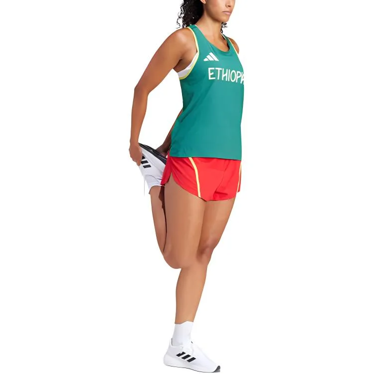 Adidas Спортивный топ женский University Green — фото 4