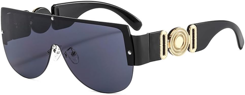 

Солнцезащитные очки для женщин и мужчин, зеленые, с леопардовым принтом, градиентные линзы, металлическая оправа, овальная форма, защита от УФ-излучения UV400 VFDHN, C2