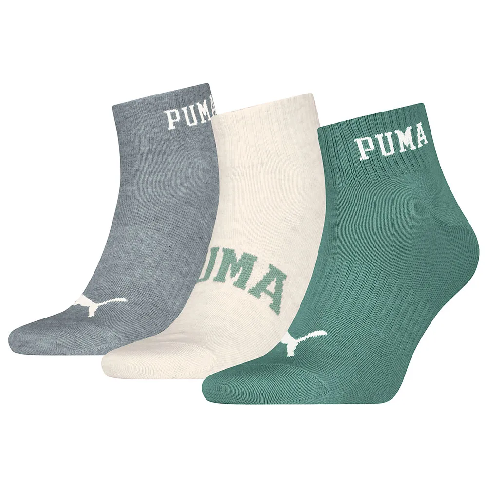 

Носки 3 шт Puma Logo Quarter, разноцветный
