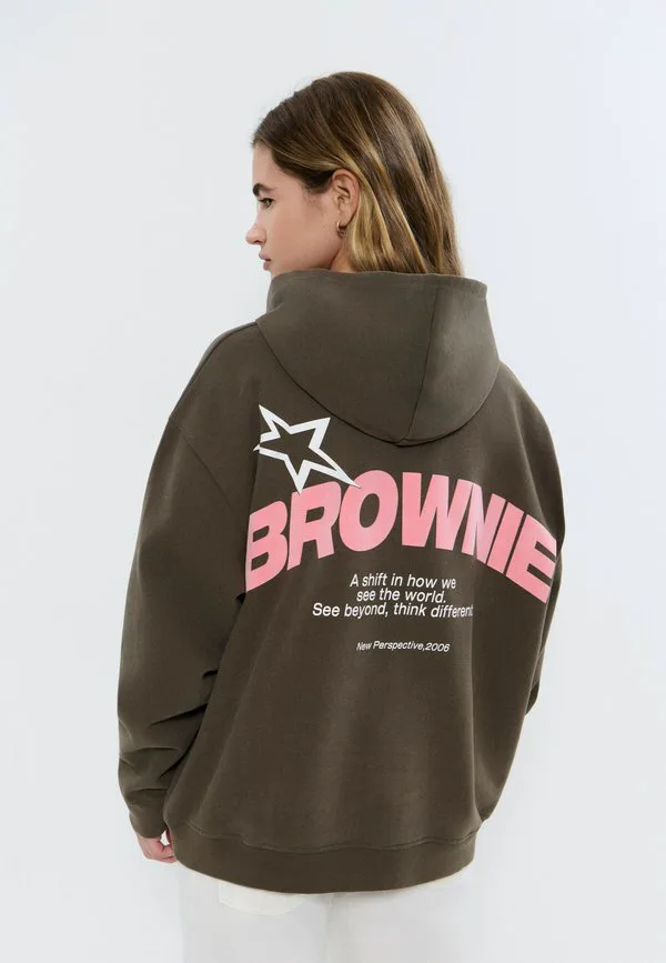 

Худи с логотипом и текстом sudadera Brownie, Rosa Medio, Коричневый, Худи с логотипом и текстом sudadera Brownie, Rosa Medio