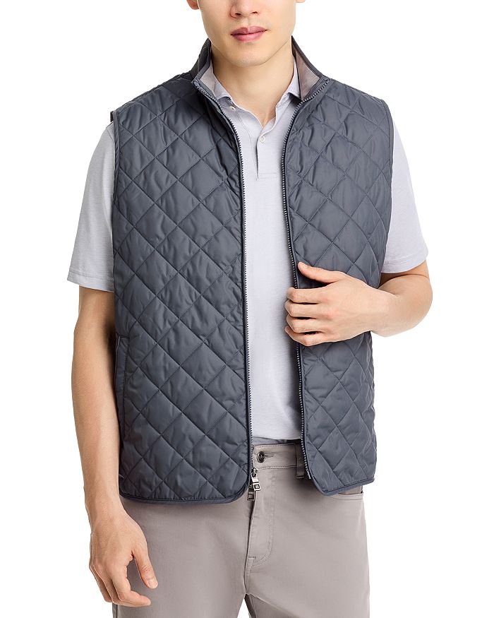 

Стеганый жилет Crown Essex Peter Millar, серый