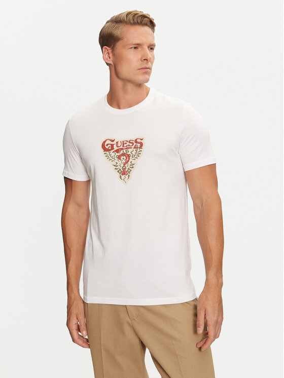 

Футболка стандартного кроя Guess, белый