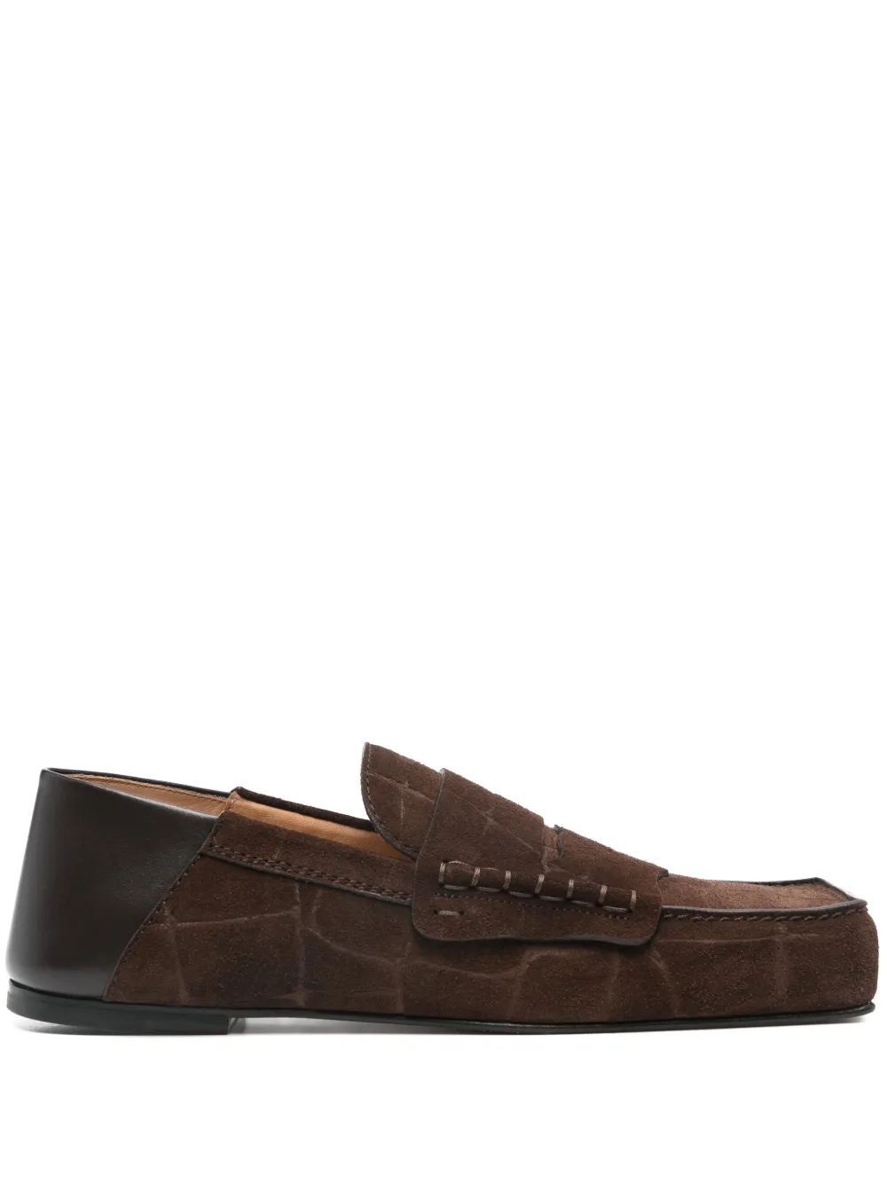 Мокасины Les Mocassins Carre JACQUEMUS, коричневый