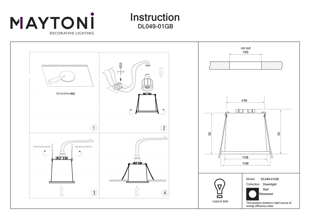 

Светильник Maytoni GmbH