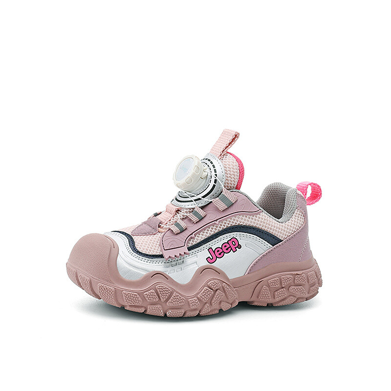 Детские кеды Kids Low-top Pink/Purple Jeep, цвет Cherry Blossom Pink — фото 2