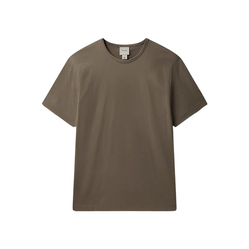 Футболка с круглым вырезом Calvin Klein Men's Crew Neck Taupe