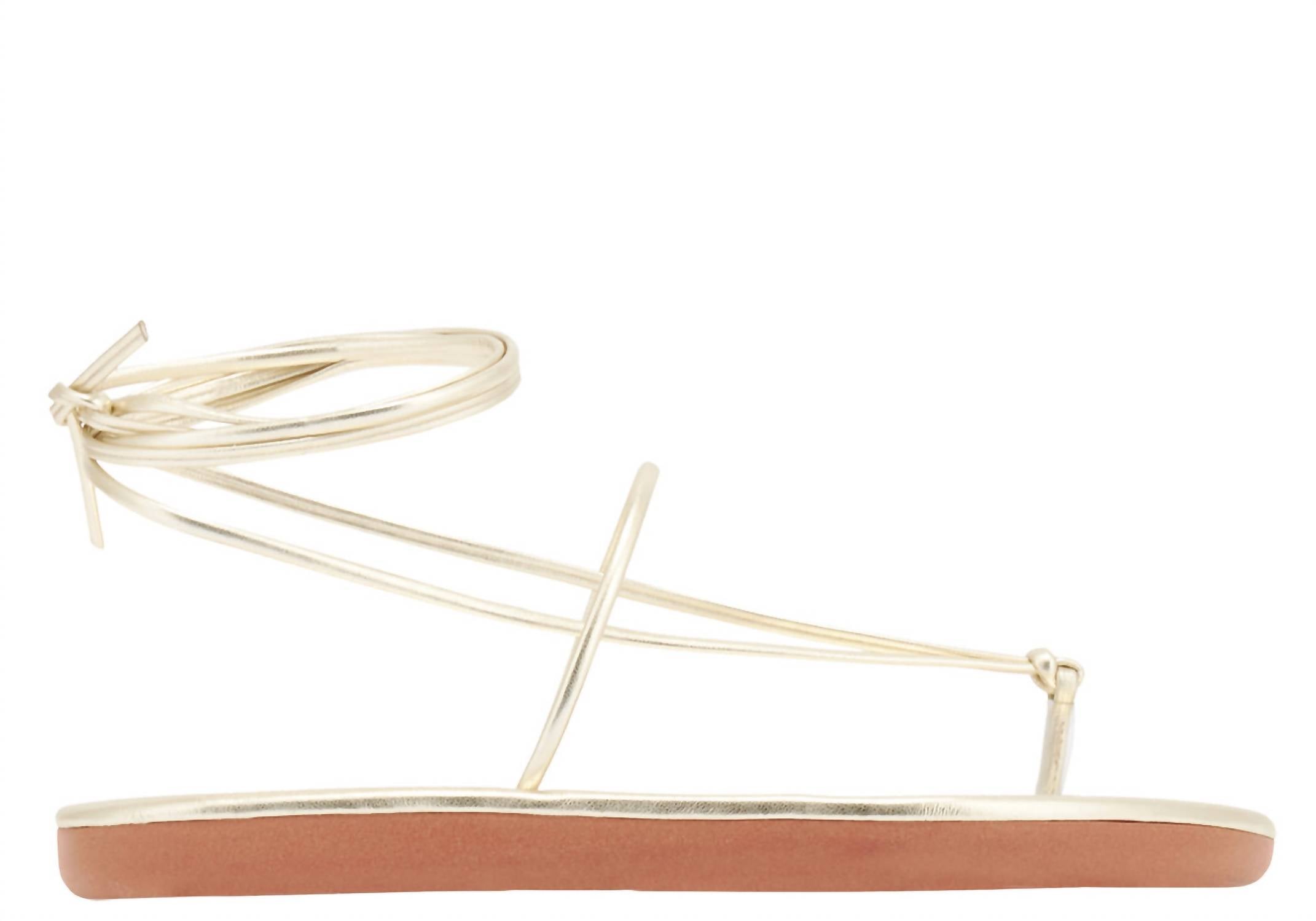 Женские шлепанцы Chordi цвета платины Ancient Greek Sandals, цвет platinum — фото 3