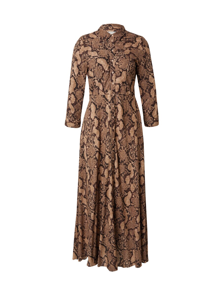 

Платье рубашка YAS Shirt Dress YASSAVANNA, коричневый