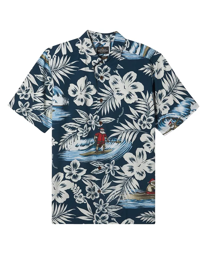 

Quiksilver Мужская рубашка с коротким рукавом Day Off Quiksilver Waterman, синий