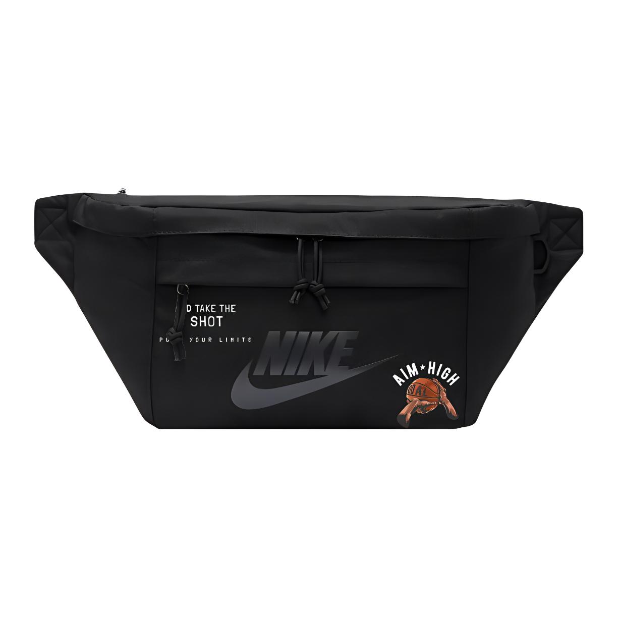 

Nike Тканевая поясная сумка Regular Unisex черная, Basketball Theme