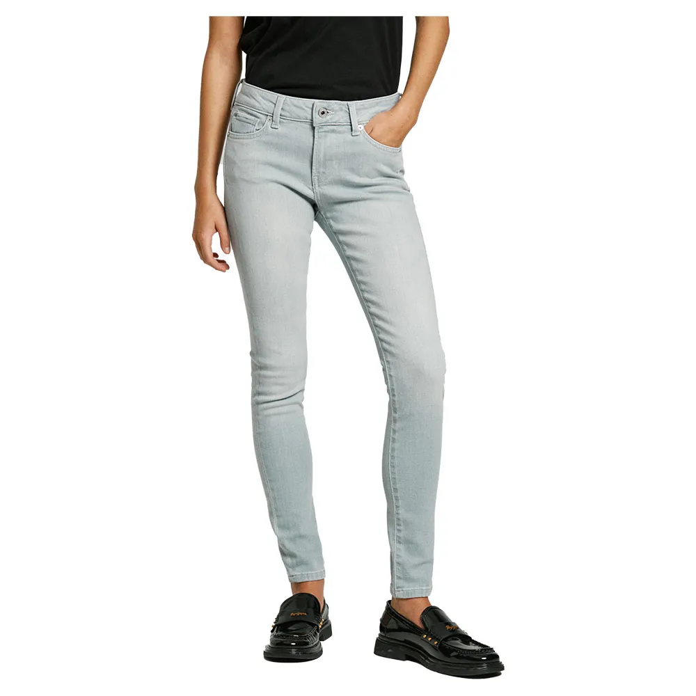 

Джинсы Pepe Skinny low waist, серый