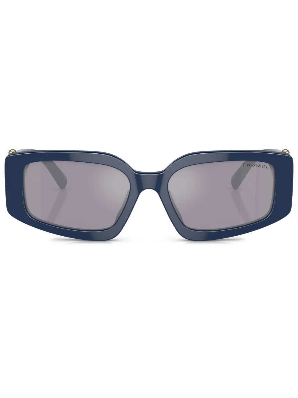 

Солнцезащитные очки в прямоугольной оправе Tiffany & Co, синий